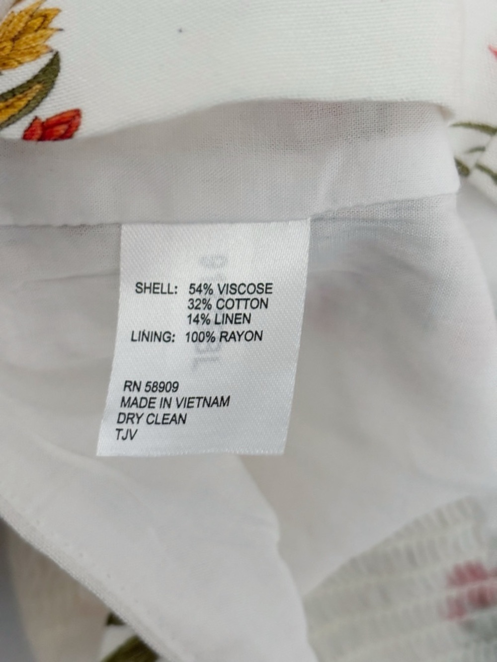 Antonio Melani Isabelle Floral Cropped Off Shoulder Top Sz 4 Bohemian Summer - Picture 7 of 7